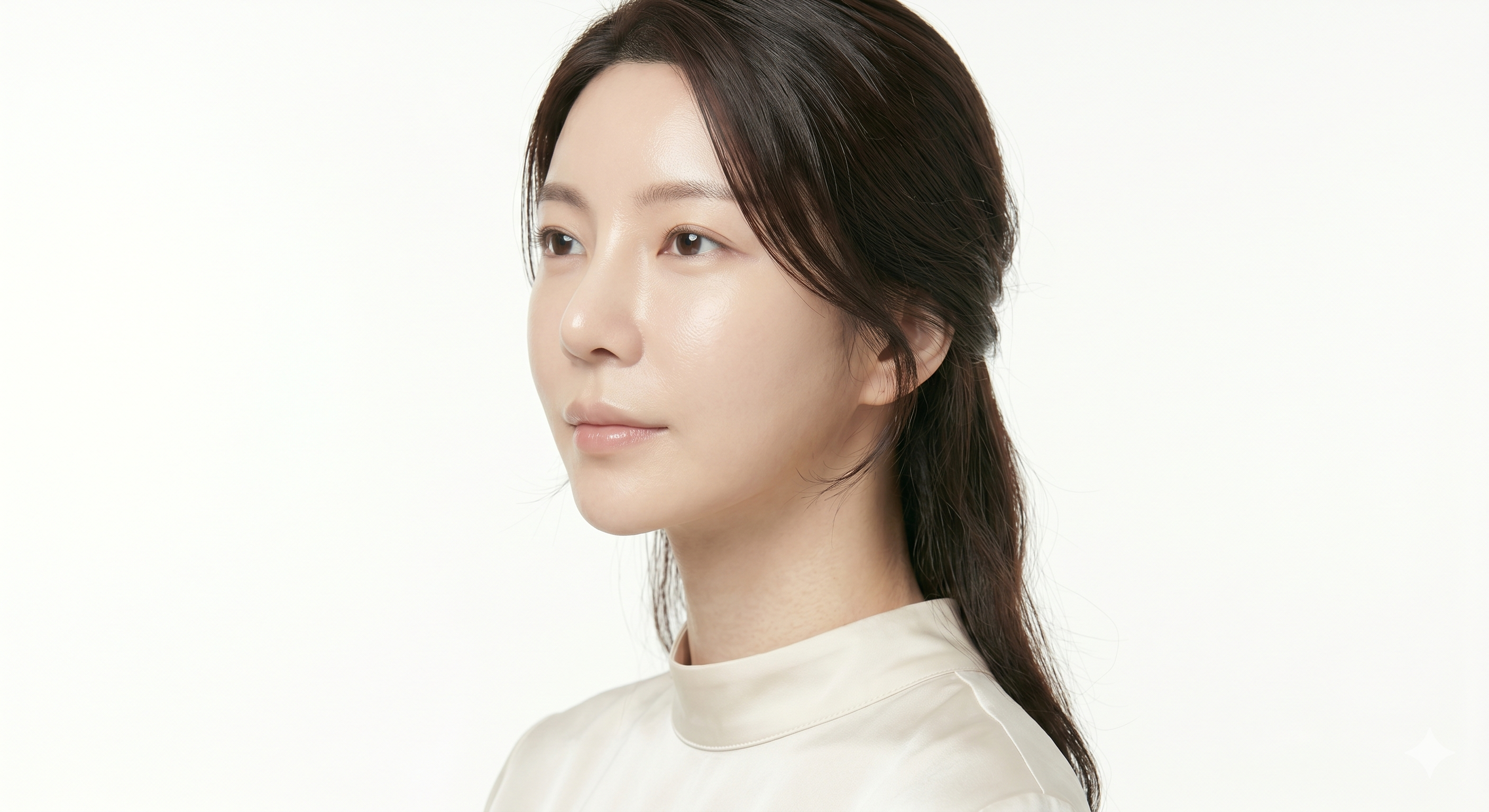 일공공 이중턱 근육묶기 성형 모델